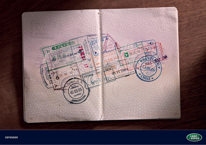 Land Rover - Passport Stamps - 2011