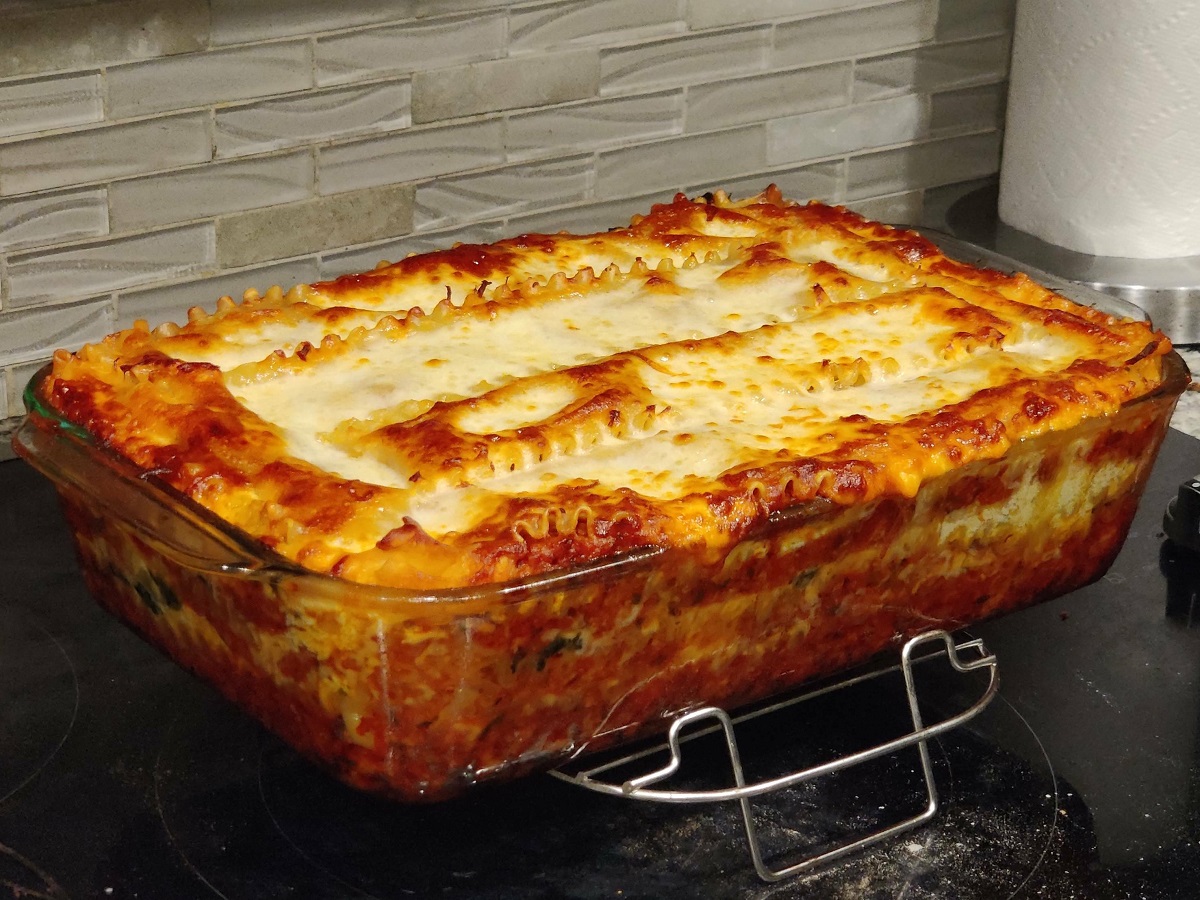The Best-Looking Lasagna I've Ever Made