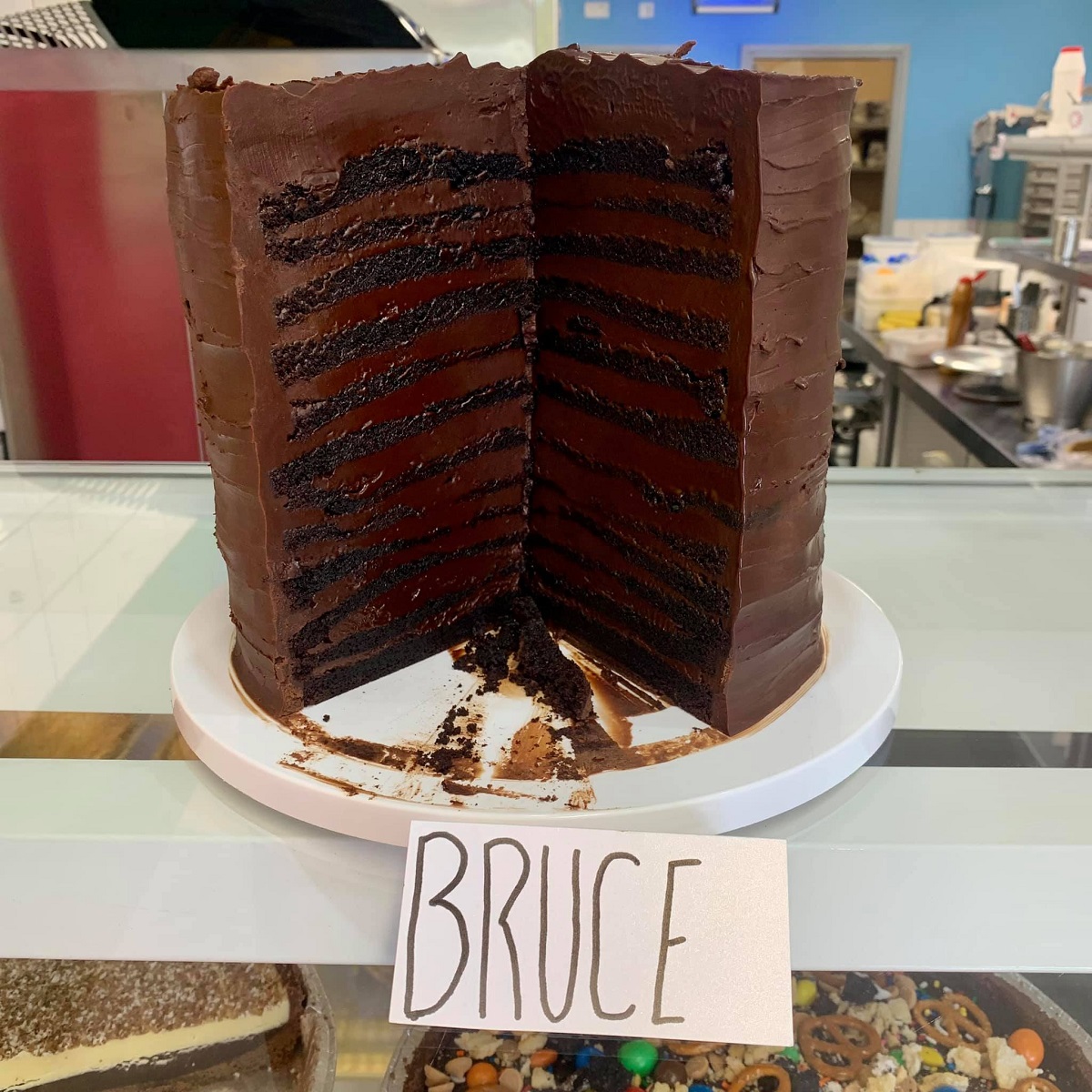 Meet Bruce, Inspired By The Cake Bruce Bogtrotter Eats In Matilda