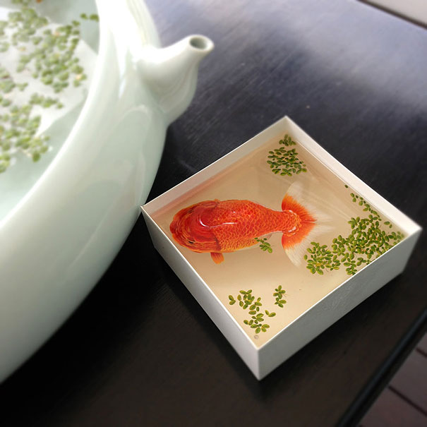 3D Painting In A Bowl By Keng Lye