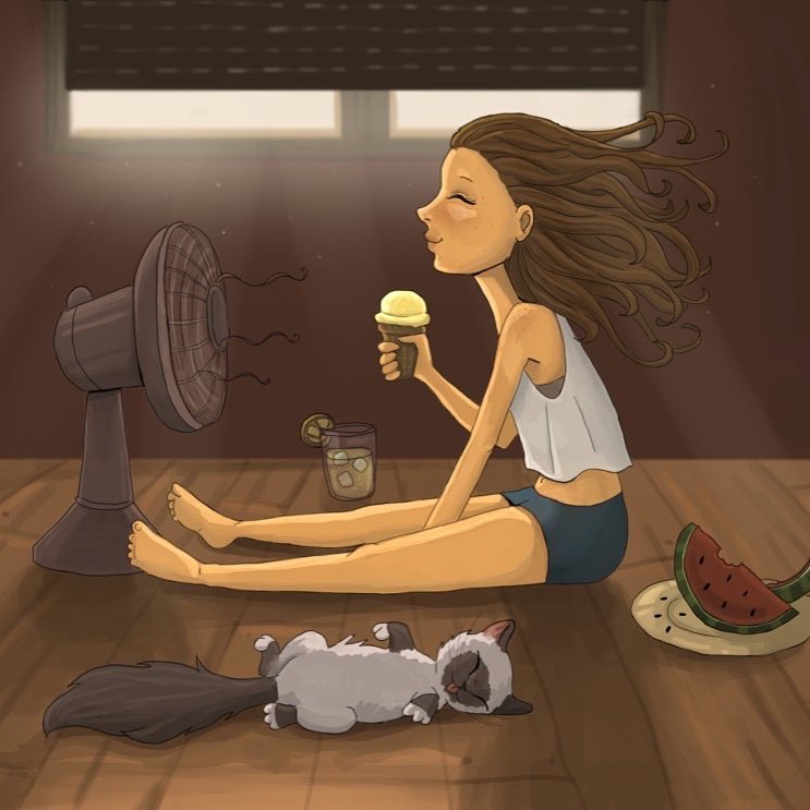 Relatable Comics Illustrations About Everyday Life With A Cat