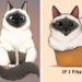 “What It’s Like To Have A Cat”: 40 Illustrations By Rita Vigovszky (New Pics)