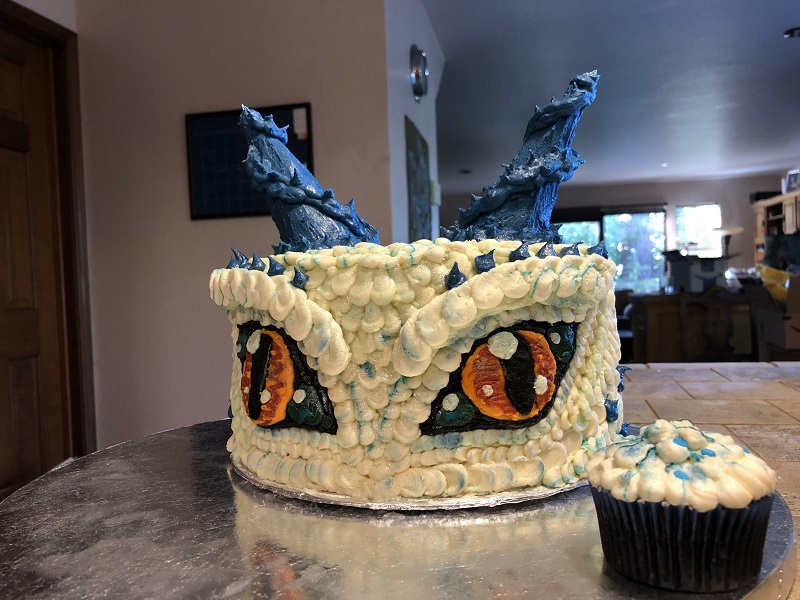 This Cake, My Wife, Stayed Up All Night Making For Our Son's Birthday