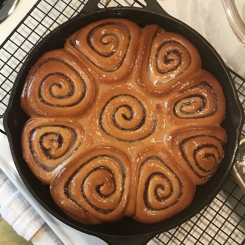 Made Some Sticky Buns To Celebrate The Weekend
