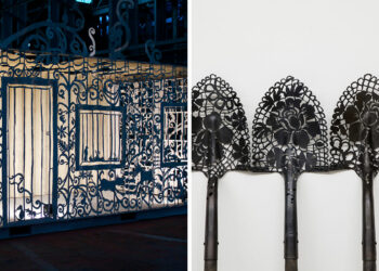 Artist Cal Lane Transforms Heavy Industrial Objects Into Lacy Patterned Masterpieces