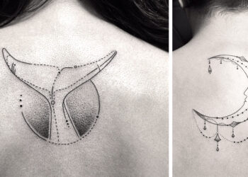 Geometric Line And Dot Tattoos By Turkish Artist Prove Less Is More