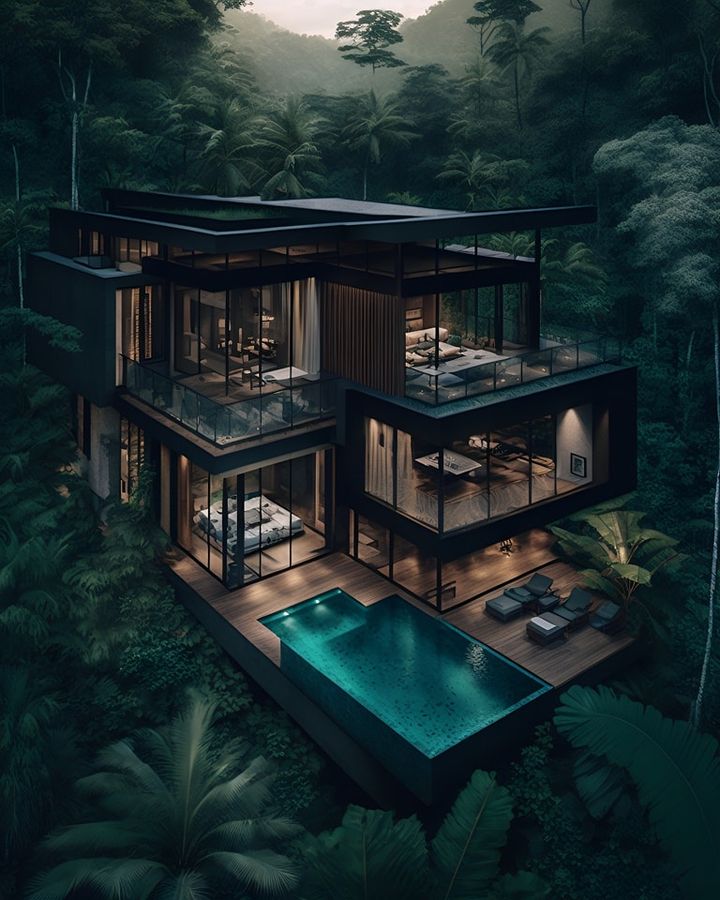 Modern Split Level House Design