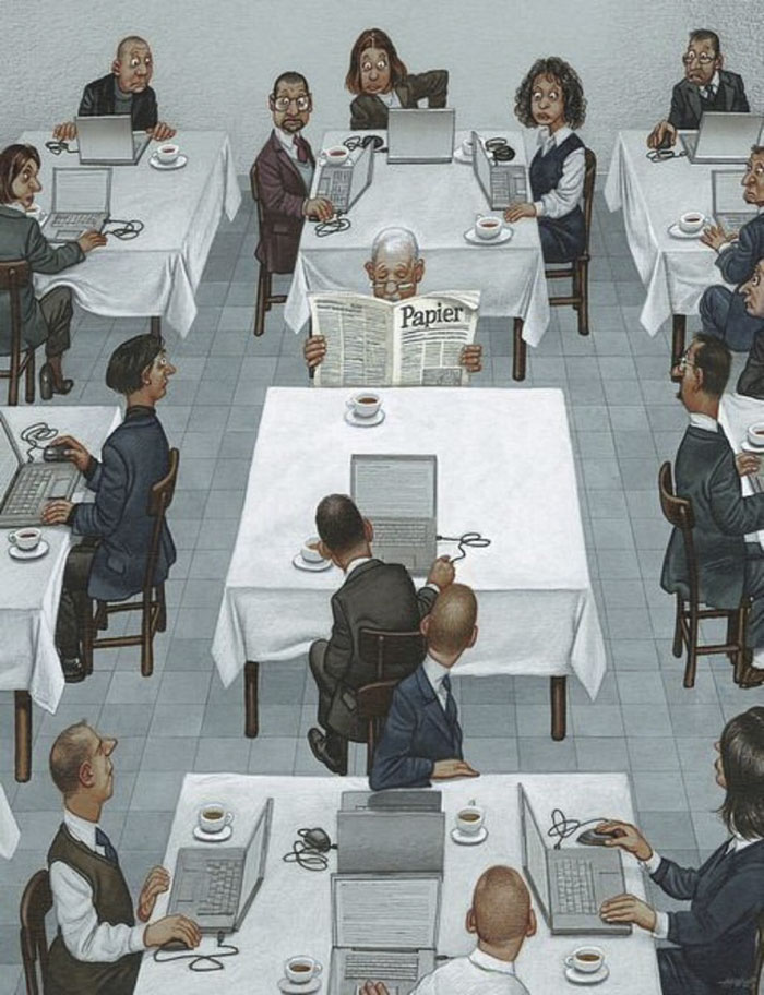 What’s Wrong With Today’s Society, As Captured In 30 Honest Illustrations By Gerhard Haderer