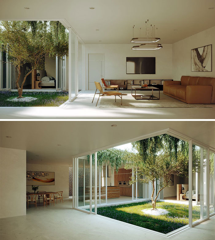 Stunning Garden House Interior Design By Ti Lee