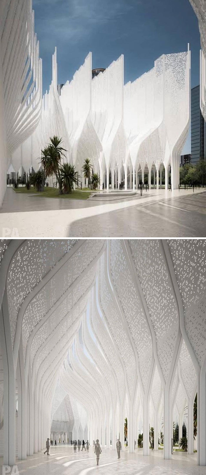 Modern Mosque In Dubai