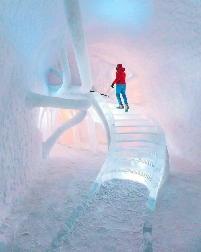 Dope Or Nope? Iced Staircase In Sweden