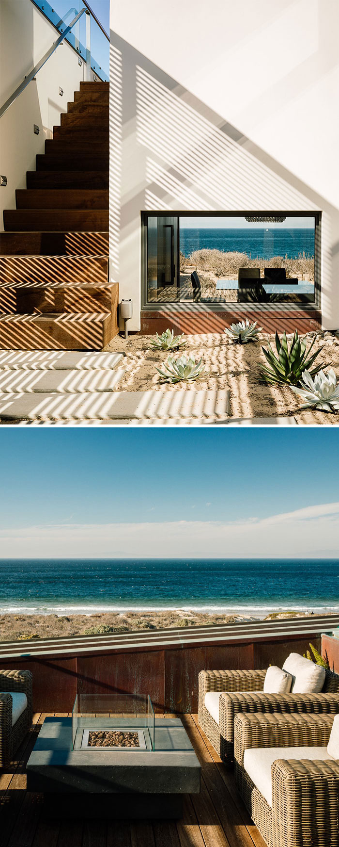 Beach House With A View By Andrew Alexander Green