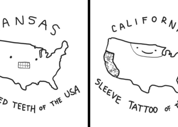 The Series “USA Geography” Features Humorous Illustrations Of Each State In The USA (27 Pics)