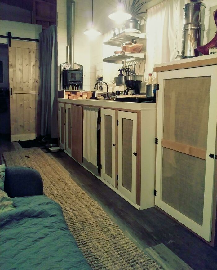 It's A Cold, Snowy January Night... But I Am Happily Tucked Into My DIY Tiny House. No Regrets!