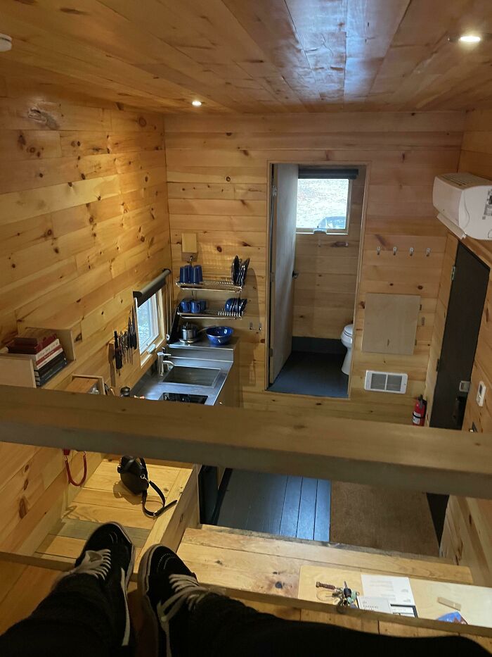 I Got To Stay In This Cozy Tiny House Last Night!