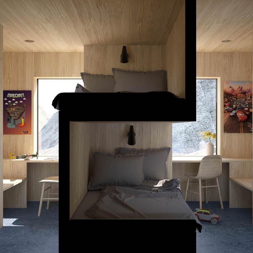 Sibling Bedroom By Vardehaugen