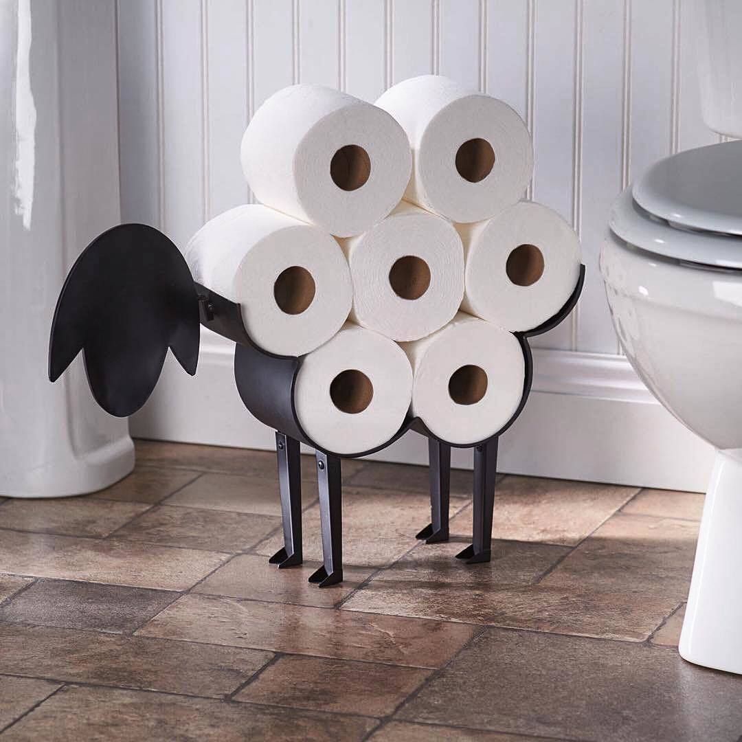 Sheep Toilet Paper Holder By Art & Artifact