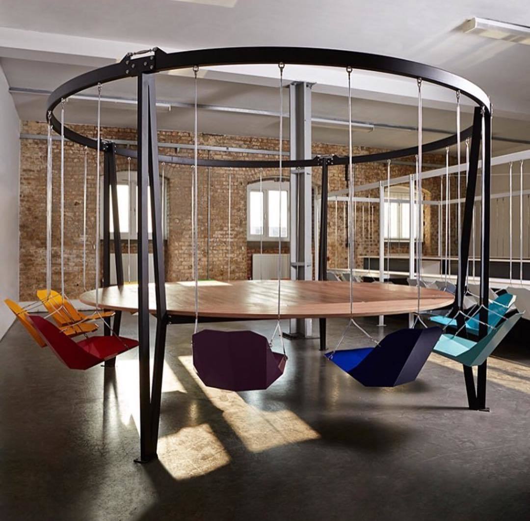 Round Swing Table By Duffy London