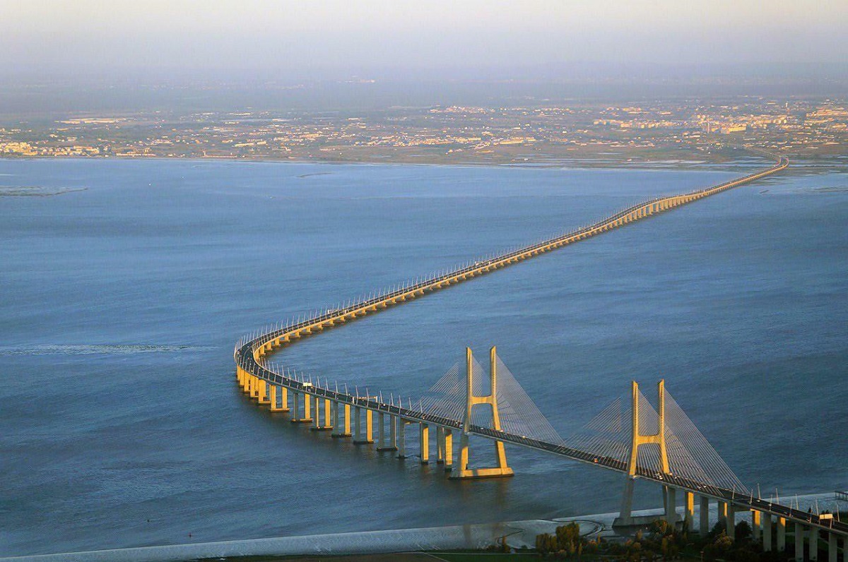 Due To The Destruction Of A Certain Russian Bridge, The Vasco De Gama Bridge In Lisbon, Portugal, Is Now The Longest (Usable) Bridge In Europe