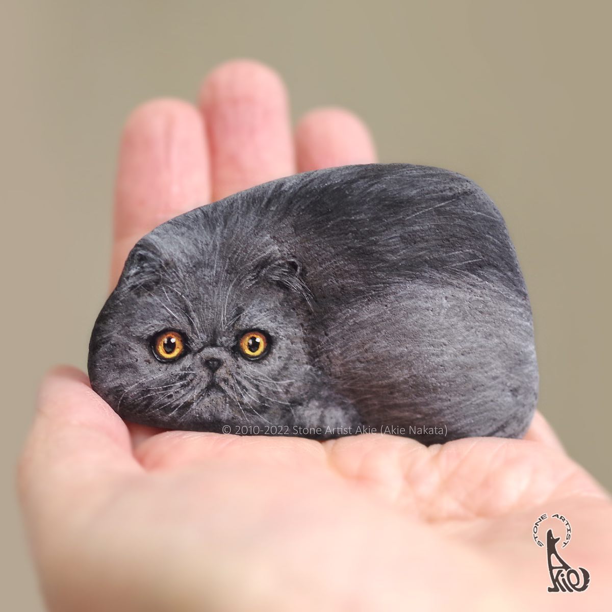 Japanese Artist Akie Nakata Turns Rocks Into Cute Little Animals 