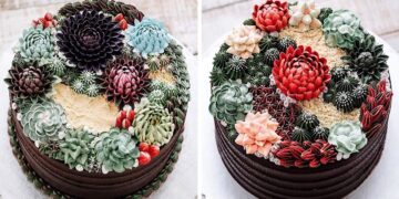 Succulent Cakes By Ivenoven Will Make Every Succulent Lover’s Mouth Water