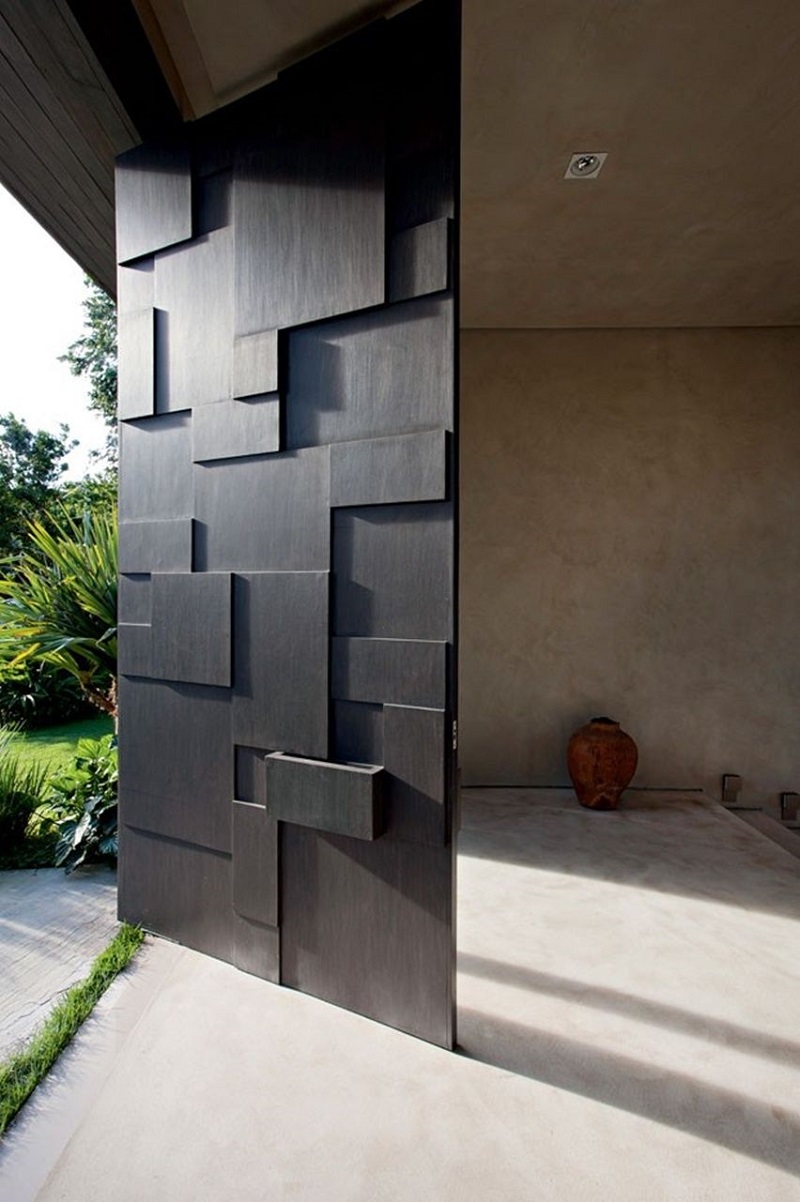 Blocky Wood Door Pattern