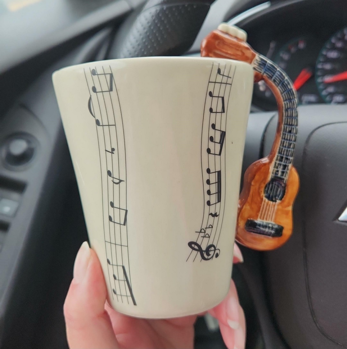Thrifted Musical Mug