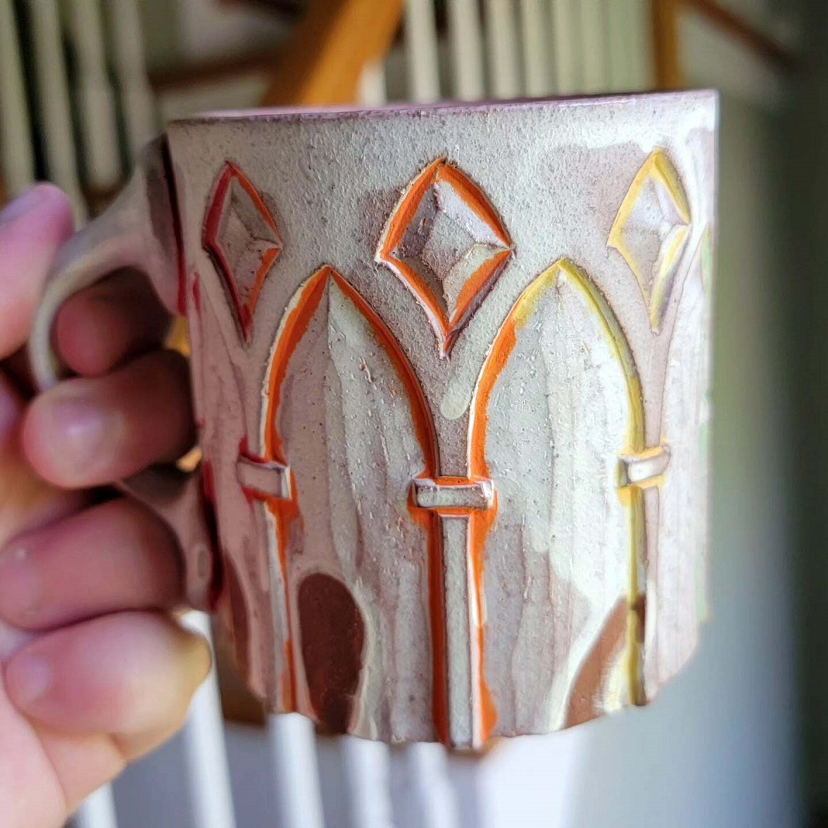 The Images Didn't Upload Properly The First Time I Tried Posting This, But Look At My New Mug!! It Was Made By Horacio Casillas