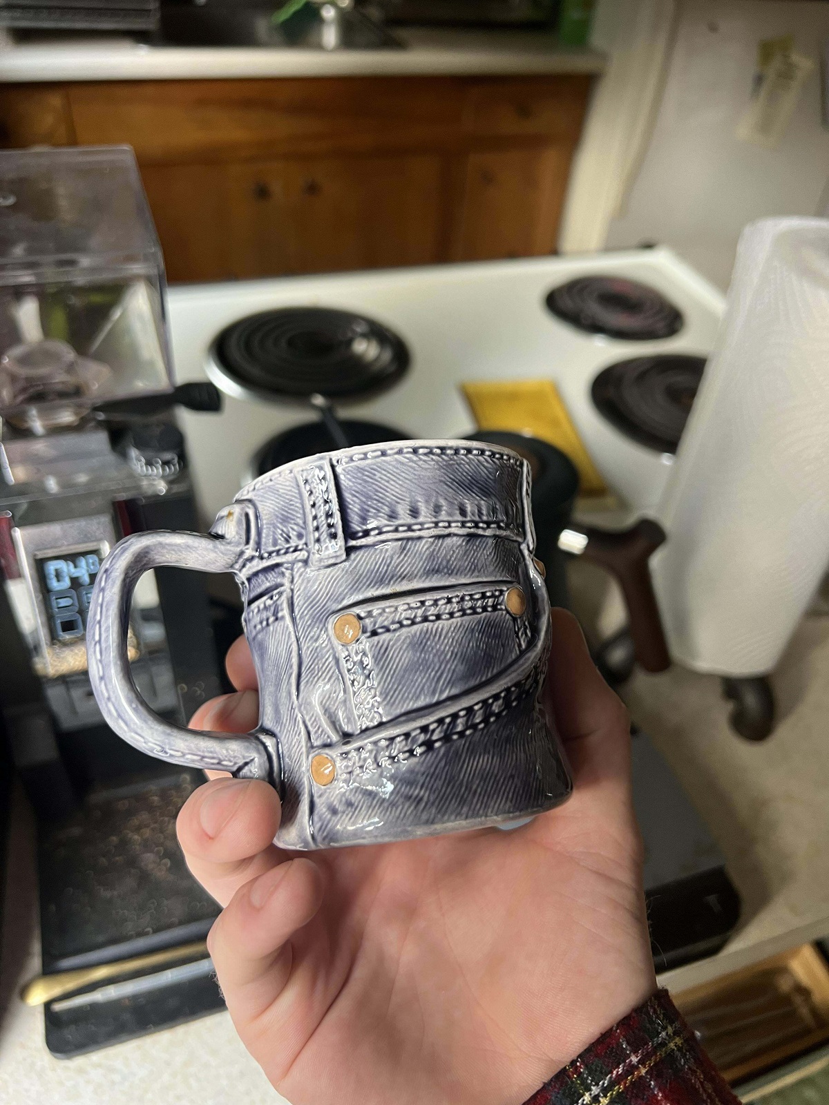 As A Denim Enthusiast, This Thrift Find May Be My New Favorite Mug. (Or Should I Say… Jug?)