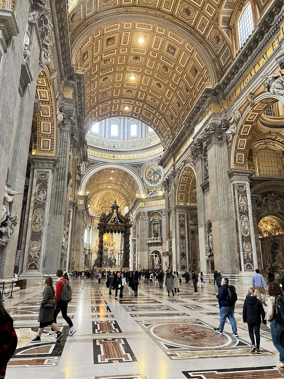 I Went To St. Peter's Basilica Today, And The Sheer Size Of It Made Me Feel A Little Uneasy To Be Honest