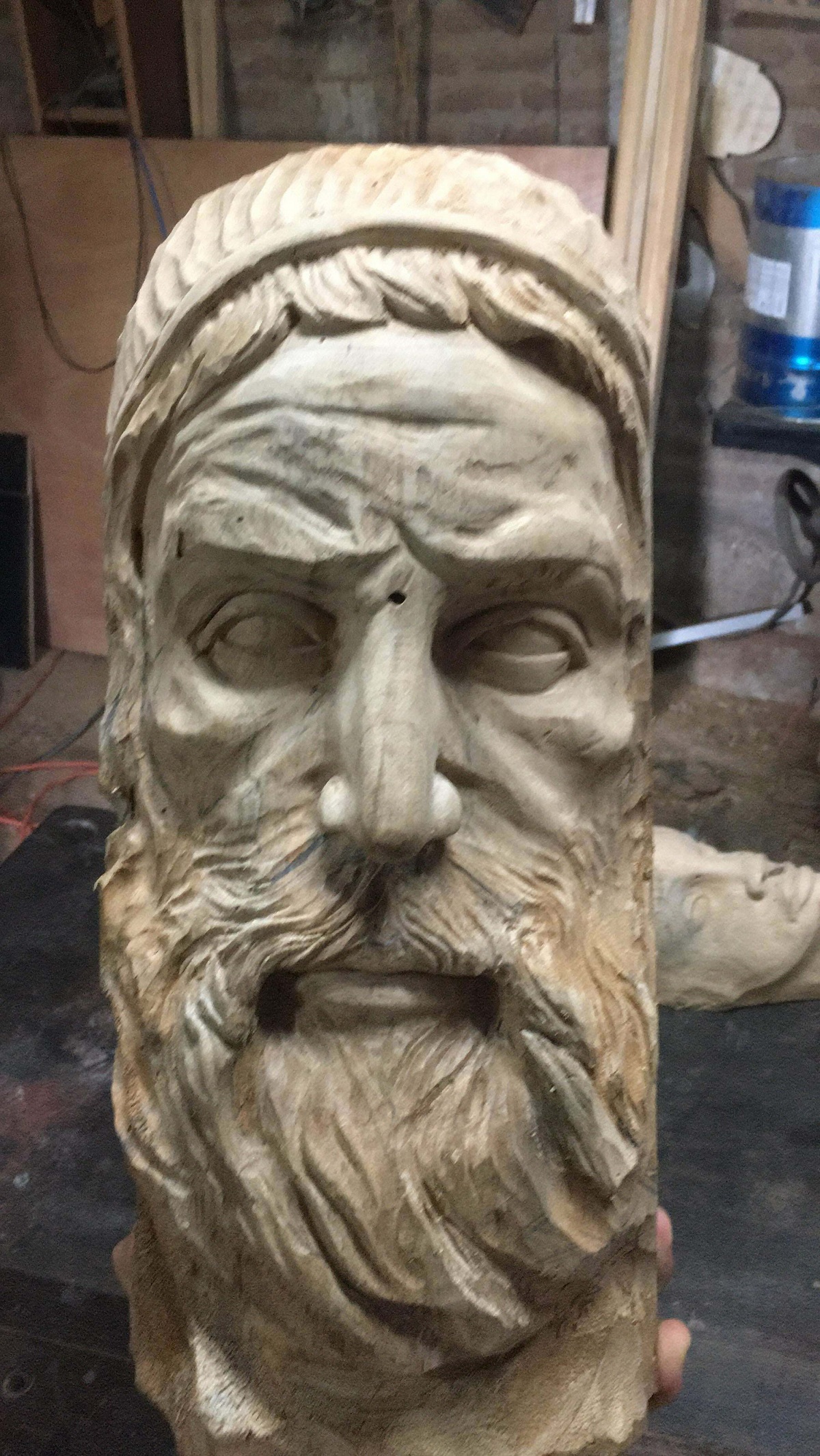 Hi Everybody, Here Is My Second Attempt To Create A Sculpture With Wood. My Father Taught Me