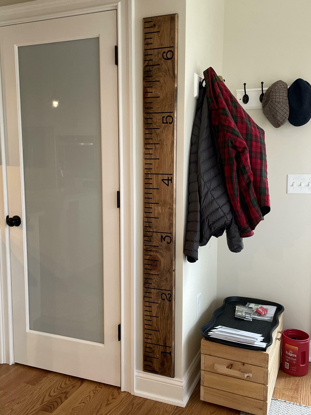 Made A Wall Ruler To Track My Grandchildren's Growth