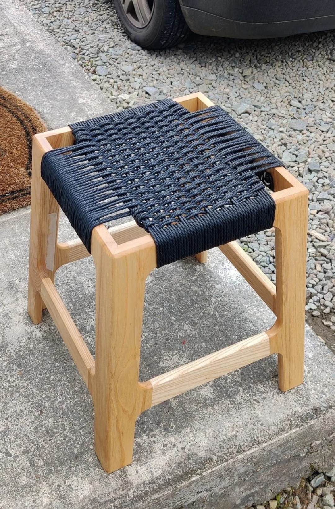 Danish Cord Stool (First Time Weaving)