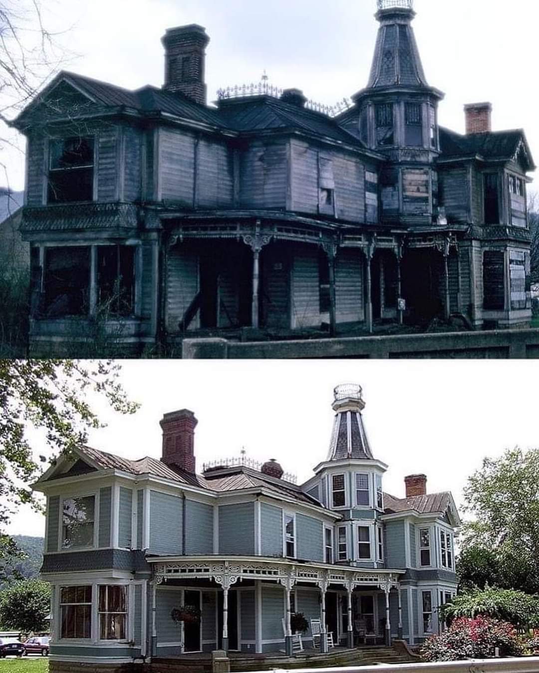 An Abandoned Victorian Home Has Been Dramatically Restored In Rarden, Ohio, USA