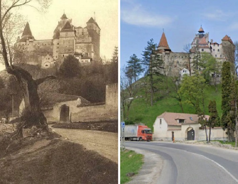 Bran Castle/Dracula's Castle, Romania (1920s And 2022)