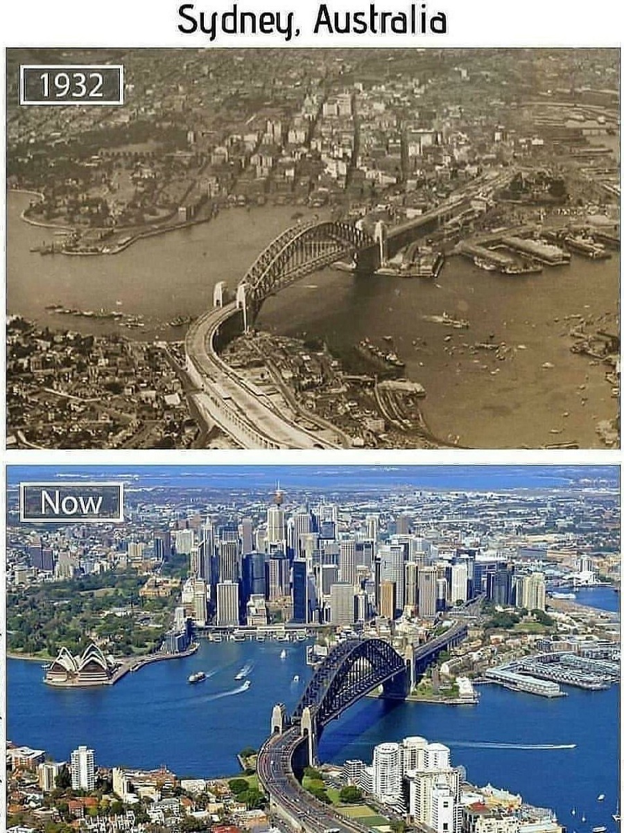 Sydney, Australia - 1932 Vs. 2022