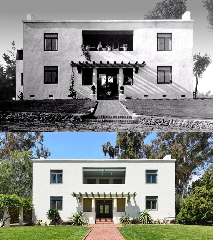 Allen House, San Diego, California. One Of The Earliest Examples Of Modernism/Minimalism In Architecture. 1907 And 2014