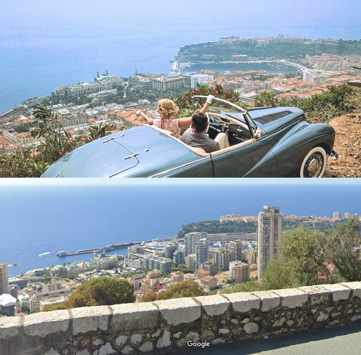 Monaco In To Catch A Thief In 1955 And 2021