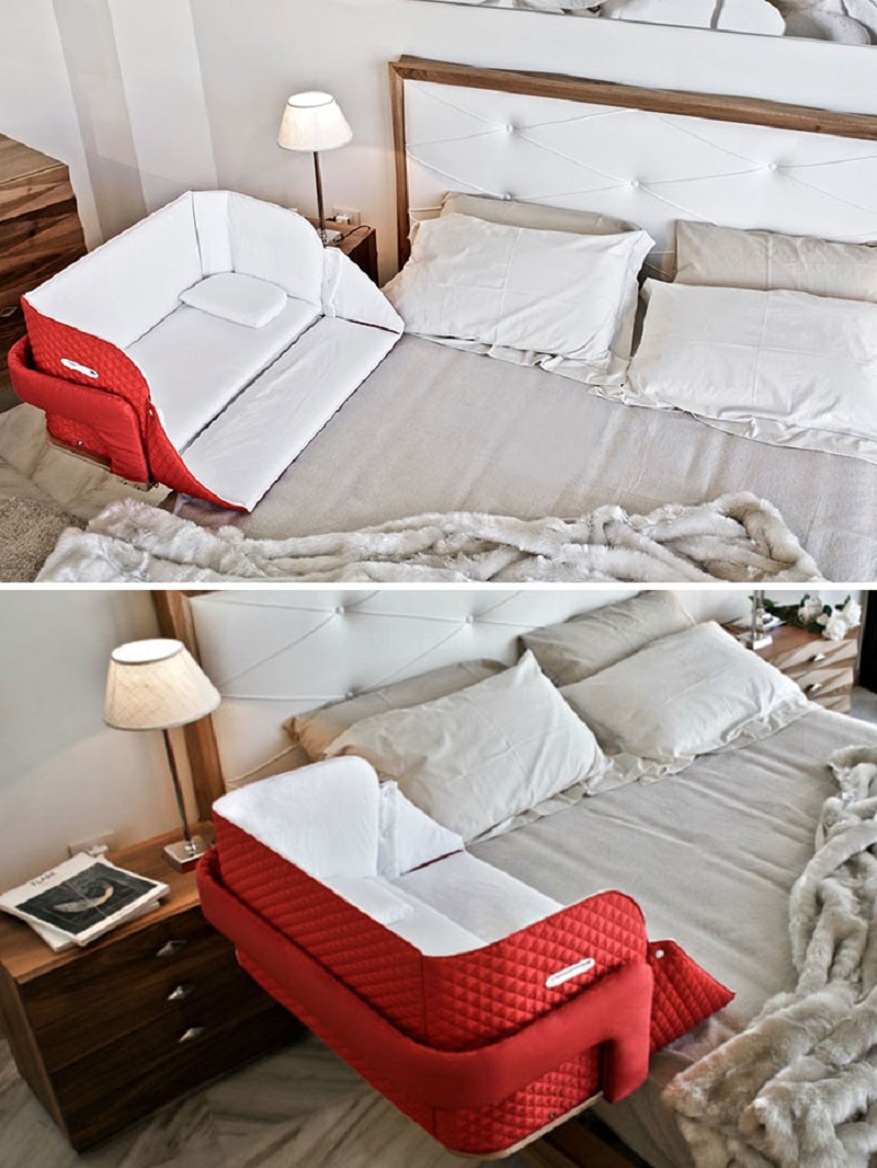 Portable Baby Crib: You Can Attach To Your Bed