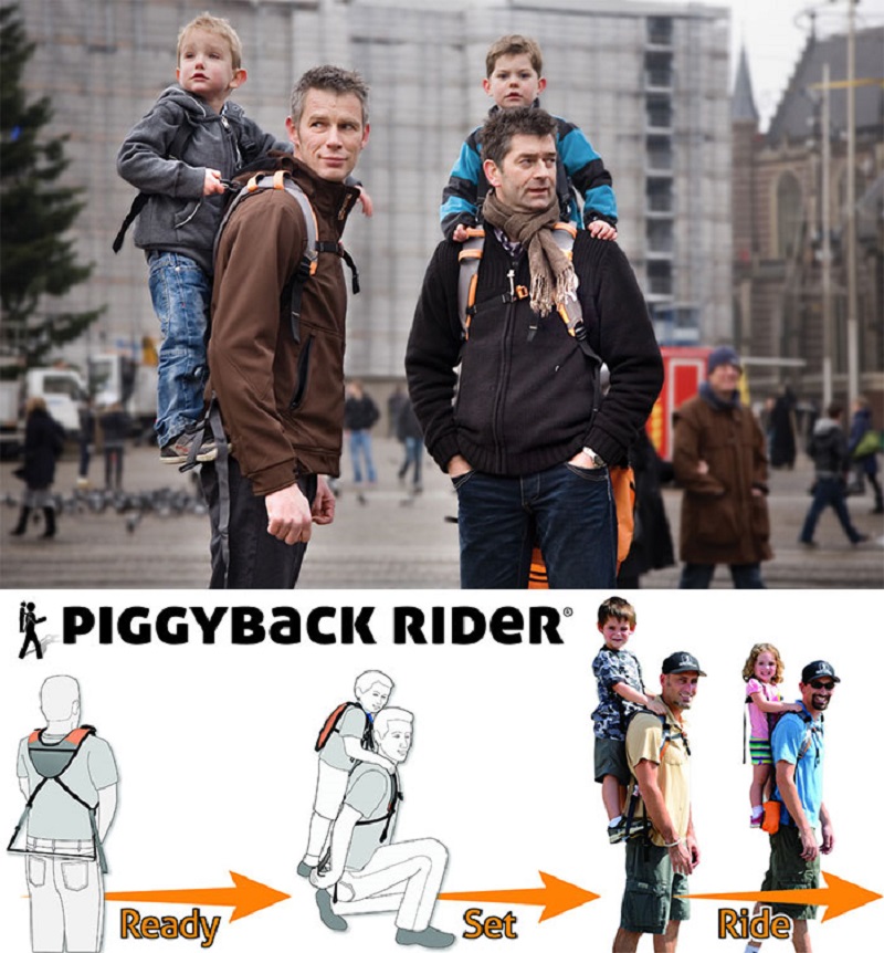 The Piggyback Rider Standing Child Carrier
