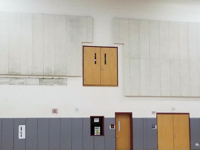 An Extreme Entrance To School Gym