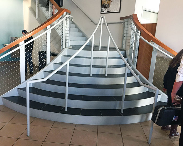 These Stairs In A College I Visited Had People Confused