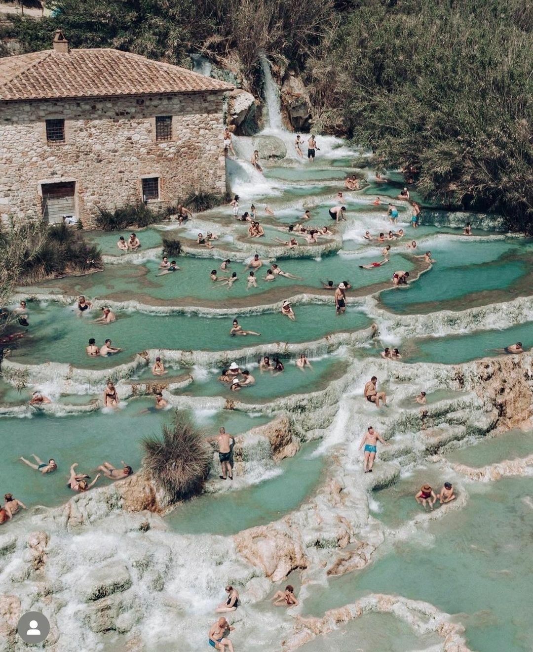 Natural Hot Springs In Tuscany, Italy