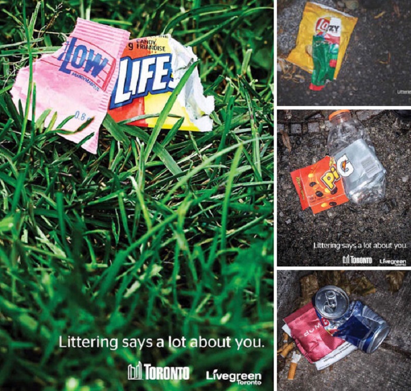 Very Direct Ads From The City Of Toronto Against Littering