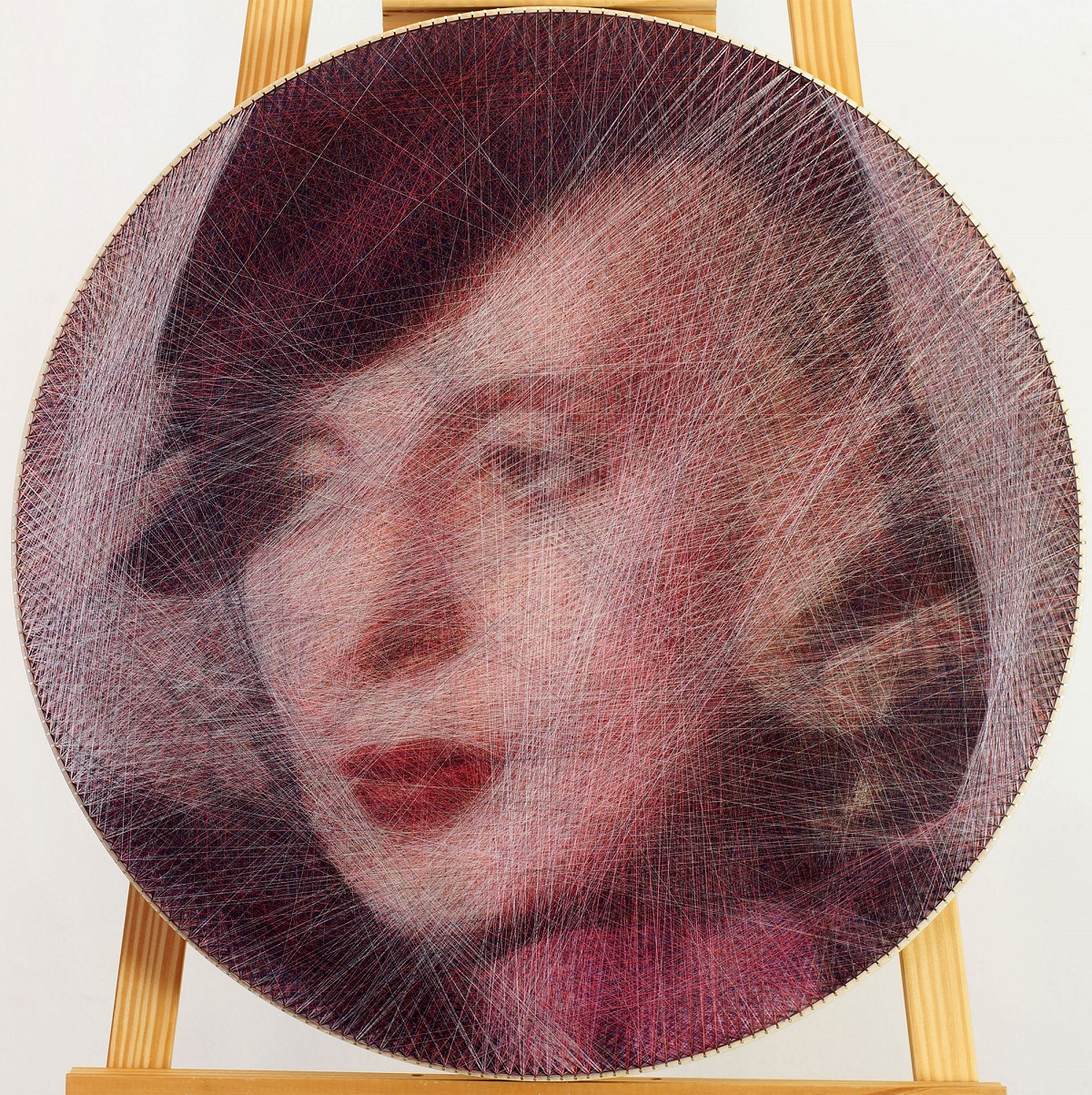 String Portrait Of Tamara De Lempicka