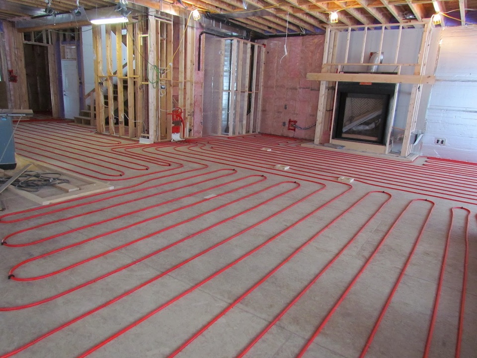 Thats What A Heated Floor Looks Like Before The Hard Floory Stuff Is Put On Top