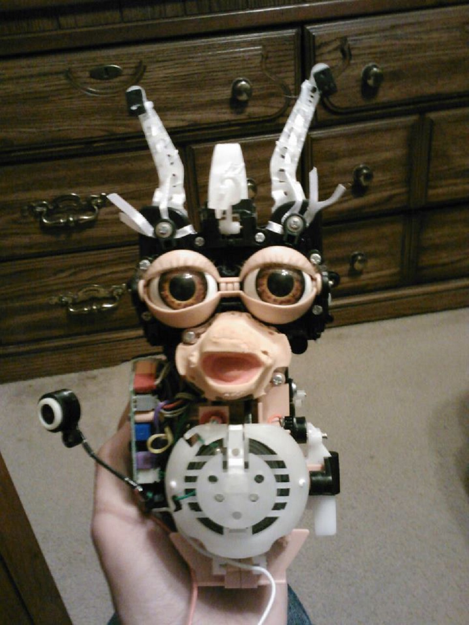 Ever Wonder What A Furby Looks Like Without Its Fur? Now You Know