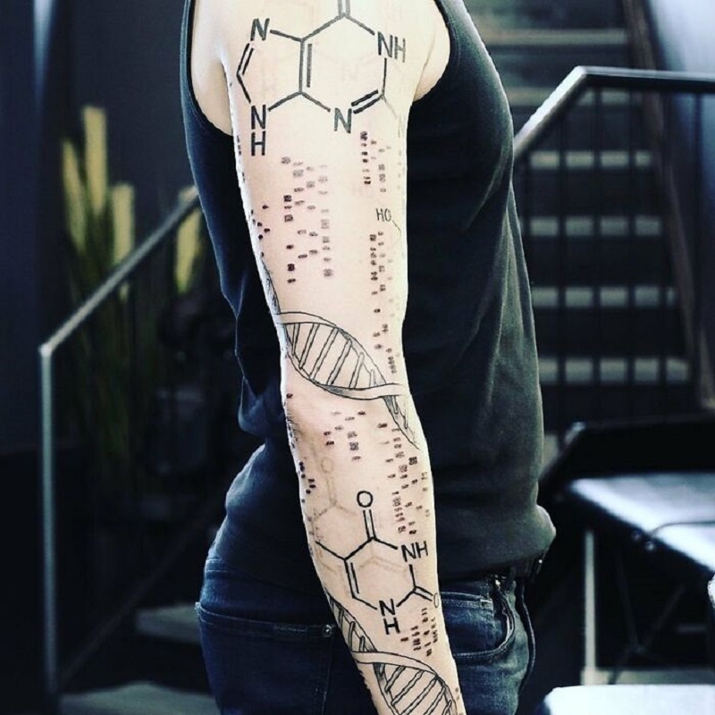 Chemistry Arm Tattoo