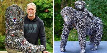 Artist Brian Mock Turns Scrap Materials Into Amazing Sculptures