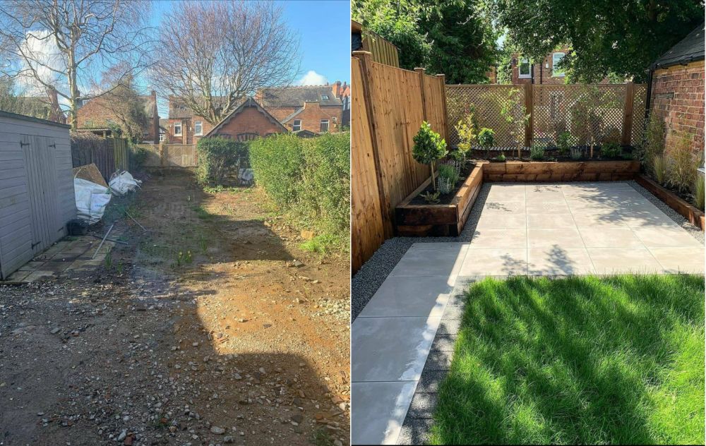 Before And After Backyard